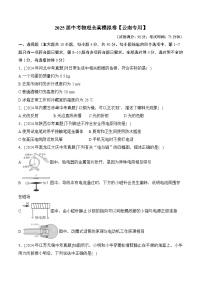 2025届中考物理临考模拟卷【云南专用】