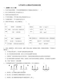 2025年山东省济宁市邹城市第六中学中考第三次模拟考试物理试题（中考模拟）