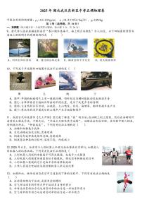 2025湖北武汉东新区中考模拟五调物理试卷