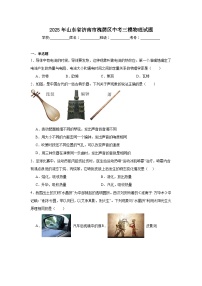 2025年山东省济南市槐荫区中考三模物理试题（附答案解析）
