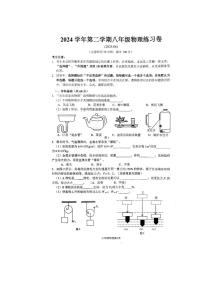上海市奉贤区2024－2025学年八年级下学期期末区统考物理试卷