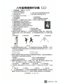 江苏省徐州市树人初级中学2024-2025学年八年级下学期5月月考物理试题