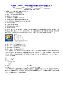 人教版（2024）八年级下册物理期末素养评估测试卷3（含答案解析）