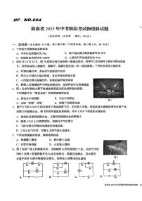 2025年海南省中考模拟考试物理试题（中考模拟）