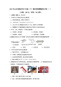 2025年山东省临沂市八年级（下）期末物理模拟练习卷（一）