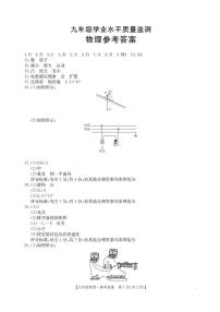 陕西省咸阳市三原县2025年中考二模 物理试题（pdf版）