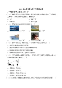 2025年山东省烟台市中考物理试卷及答案