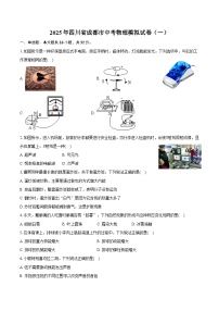 2025年四川省成都市中考物理模拟试卷（一）