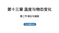 初中物理沪科版（2024）九年级全册（2024）第二节 熔化与凝固背景图课件ppt