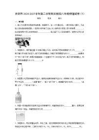 河南省开封市2024-2025学年下学期期末模拟八年级物理试卷