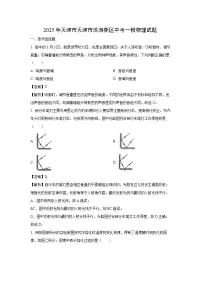 【物理】2025年天津市天津市滨海新区中考一模试题 （解析版）