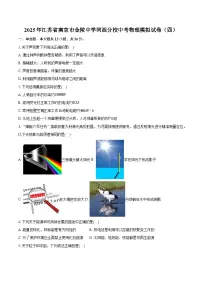 2025年江苏省南京市金陵中学河西分校中考物理模拟试卷（四）