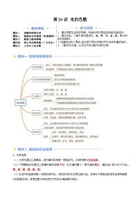 八年级上册（2024）光的色散精练