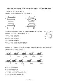 湖北省宜昌市当阳市2024-2025学年八年级（上）期末物理试卷