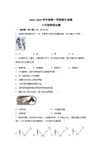 江苏省徐州市2024_2025学年八年级上册期末抽测物理试卷[有解析]