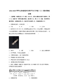 山东省滨州市邹平市2024_2025学年八年级上册期末考试物理试卷[有解析]
