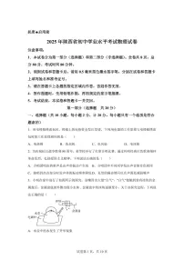 2025届陕西省中考物理真 题（A卷）[附解析]