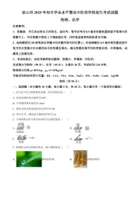 2025年四川省凉山州初中学业水平考试中考物理真题试卷(中考真题+答案)
