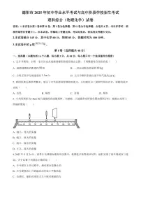 2025年四川省德阳市初中学业水平考试中考物理真题试卷(中考真题+答案)