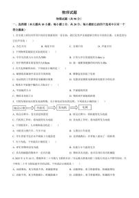 2025年江苏省连云港市初中学业水平考试中考物理真题试卷(中考真题+答案)