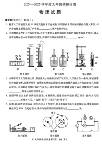 2025年安徽省宣城市九年级第一次模拟考试物理试题