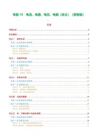 初中物理2024年中考二轮复习讲义+练习（全国通用版）