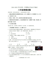 山东省聊城市茌平区2024—2025八年级下学期期末检测（图片版）物理试卷