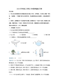 上海市奉贤区2024-2025学年八年级下学期期末真题统考物理试卷（解析版）