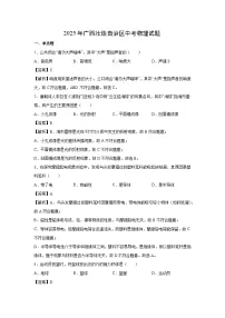 2025年广西壮族自治区中考(解析版)物理试卷