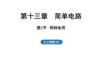 初中物理沪粤版（2024）九年级上册（2024）13.1 两种电荷背景图课件ppt
