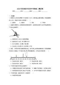 2025年河南省许昌市中考物理二模试卷（无答案）