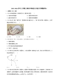 2025-2026学年上学期上海初中物理九年级开学模拟卷3