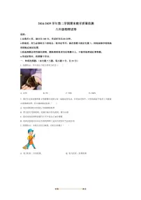 2024～2025学年广东省惠州市八年级下期末教学质量监测物理试卷(含答案)