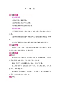 初中物理密度教学设计