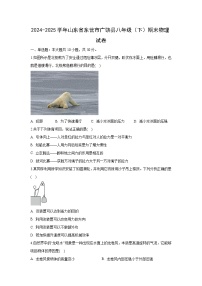 山东省东营市广饶县2024-2025学年八年级下学期期末物理试题（解析版）