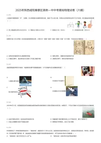 2025年陕西咸阳秦都区高新一中中考模拟物理试卷（六模）（有答案解析）