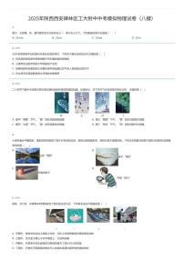 2025年陕西西安碑林区工大附中中考模拟物理试卷（八模）（有答案解析）