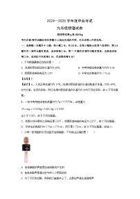 2025年辽宁省丹东市凤城市中考二模物理试卷
