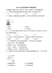 2025年山东省济南市中考物理试卷附答案