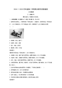 河北省廊坊市霸州市2024-2025学年九年级上学期期末 (1)物理试卷（解析版）