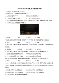 2025年四川省甘孜州中考物理试卷(含详细答案解析)