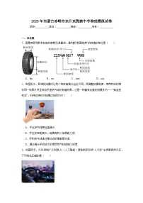 2025年内蒙古赤峰市克什克腾旗中考物理模拟试卷（附答案解析）