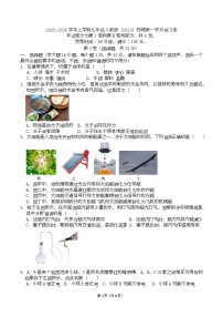 2025-2026学年九年级上学期人教版（2024）物理第一学月练习卷