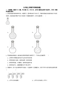 广东省广州2025年九年级上学期月考物理试题附答案