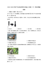 广东省深圳市光明区2024-2025学年八年级下学期期末物理试卷（学生版）