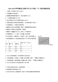 2024-2025学年黑龙江省牡丹江市八年级（下）期末物理试卷-自定义类型