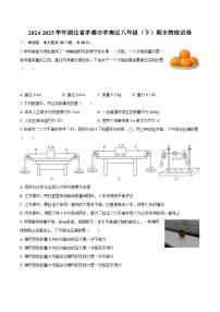 2024-2025学年湖北省孝感市孝南区八年级（下）期末物理试卷-自定义类型