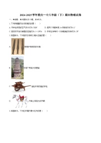 2024-2025学年重庆一中八年级（下）期末物理试卷-自定义类型