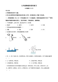 上海市市西初级中学2025-2026学年九年级上学期9月月考物理试题（原卷版）-A4