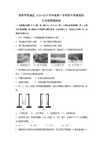 贵州省贵阳市花溪区2024-2025学年度九年级上学期期中质量监测物理试卷